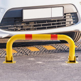 Maxbell Car Parking Post Lock with 2 Keys Parking Space Bollard Parking Barrier Post 80cm Length