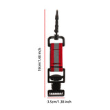 Maxbell Firefighter Glove Strap Wear Resistant for Cold Weather Gloves Gloves Holder Red