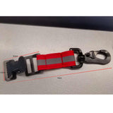 Maxbell Firefighter Glove Strap Wear Resistant for Cold Weather Gloves Gloves Holder Red