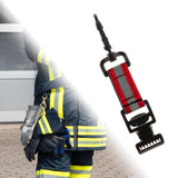 Maxbell Firefighter Glove Strap Wear Resistant for Cold Weather Gloves Gloves Holder Red