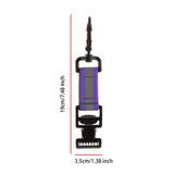 Maxbell Firefighter Glove Strap Wear Resistant for Cold Weather Gloves Gloves Holder Purple