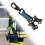 Maxbell Firefighter Glove Strap Reflective Lightweight Work Glove Strap Turnout Gear Blue