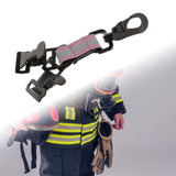 Maxbell Firefighter Glove Strap Reflective Lightweight Work Glove Strap Turnout Gear Pink