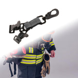 Maxbell Firefighter Glove Strap Reflective Lightweight Work Glove Strap Turnout Gear Gray