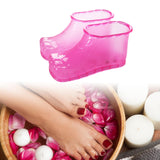 Maxbell Foot SPA Shoes Versatile Easy to Clean Gifts Compact Massage Foot Bath Shoes Pink 15cm Height