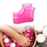 Maxbell Foot SPA Shoes Versatile Easy to Clean Gifts Compact Massage Foot Bath Shoes Pink 17cm Height