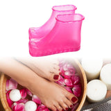 Maxbell Foot SPA Shoes Versatile Easy to Clean Gifts Compact Massage Foot Bath Shoes Pink 19cm Height