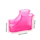 Maxbell Foot SPA Shoes Versatile Easy to Clean Gifts Compact Massage Foot Bath Shoes Pink 19cm Height