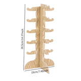 Maxbell Glasses Shelf Sunglasses Display Holder for Shop Display Living Room Selling 19cmx37cm