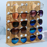 Maxbell Eyeglass Frame Stand Premium Glasses Holder Stand for Desk Home Shop Display 33.6cmx12.5cmx36.1cm