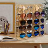 Maxbell Eyeglass Frame Stand Premium Glasses Holder Stand for Desk Home Shop Display 33.6cmx12.5cmx36.1cm