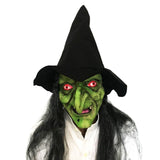 Maxbell Halloween Scary Witch Mask Prop Soft Stretchy Versatile Old Woman Witch Mask Style A