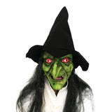 Maxbell Halloween Scary Witch Mask Prop Soft Stretchy Versatile Old Woman Witch Mask Style A