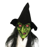 Maxbell Halloween Scary Witch Mask Prop Soft Stretchy Versatile Old Woman Witch Mask Style A