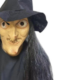 Maxbell Halloween Scary Witch Mask Prop Soft Stretchy Versatile Old Woman Witch Mask Style B