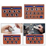 Maxbell Watch Back Cover Remover Sturdy Practical with Storage Box Watch Repair Tool 22cmx12cmx2.5cm