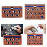 Maxbell Watch Back Cover Remover Sturdy Practical with Storage Box Watch Repair Tool 22cmx12cmx2.5cm