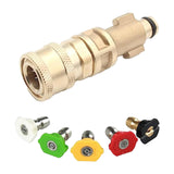Maxbell 1/4 inch Quick Connector with 5 Nozzle Tips High Performance Easy to Install