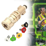 Maxbell 1/4 inch Quick Connector with 5 Nozzle Tips High Performance Easy to Install