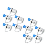 Maxbell 10Pcs Hydraulic Pressure Test Couplings Kit Parts for Machinery Construction