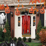 Maxbell Hanging Witch Ghost Halloween Decoration for Entry Gate Outdoor Indoor Trees Red