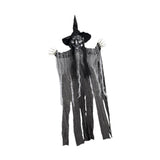 Maxbell Hanging Witch Ghost Halloween Decoration for Entry Gate Outdoor Indoor Trees Black