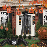 Maxbell Hanging Witch Ghost Halloween Decoration for Entry Gate Outdoor Indoor Trees Black
