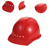 Maxbell Hardhats Protective Protection Vented Ventilation Construction Safe Helmet red