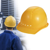 Maxbell Hardhats Protective Protection Vented Ventilation Construction Safe Helmet yellow