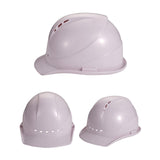 Maxbell Hardhats Protective Protection Vented Ventilation Construction Safe Helmet white