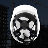 Maxbell Hardhats Protective Protection Vented Ventilation Construction Safe Helmet white