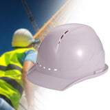 Maxbell Hardhats Protective Protection Vented Ventilation Construction Safe Helmet white