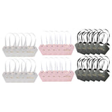 Maxbell 10Pcs Butterfly Handbags Wedding Supplies Handheld Boxes for Teachers White