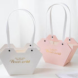 Maxbell 10Pcs Butterfly Handbags Wedding Supplies Handheld Boxes for Teachers White