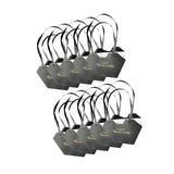 Maxbell 10Pcs Butterfly Handbags Wedding Supplies Handheld Boxes for Teachers Black