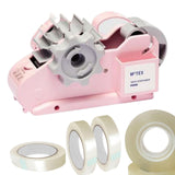 Maxbell Tape Dispenser Premium Practical Desk Tape Dispenser for Office Home Desktop Pink