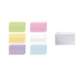 Maxbell Ruled Memo Note Flashcards Study Cards Notecards for School Learning Meeting 200 sheet white