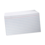 Maxbell Ruled Memo Note Flashcards Study Cards Notecards for School Learning Meeting 200 sheet white