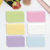 Maxbell Ruled Memo Note Flashcards Study Cards Notecards for School Learning Meeting 300 sheet multicolor