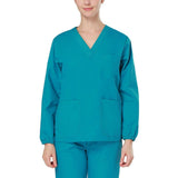 Maxbell Scrubs Set with Pants Breathable Doctor Costume Comfortable Top and Pant Set female XXL