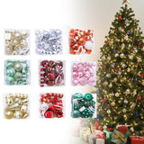 Maxbell 16 Pieces Christmas Balls Holiday Party Miniatures Craft Xmas Small Pendants Champagne