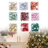 Maxbell 16 Pieces Christmas Balls Holiday Party Miniatures Craft Xmas Small Pendants Champagne