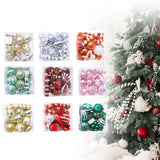 Maxbell 16 Pieces Christmas Balls Holiday Party Miniatures Craft Xmas Small Pendants Champagne