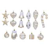 Maxbell 16 Pieces Christmas Balls Holiday Party Miniatures Craft Xmas Small Pendants Champagne