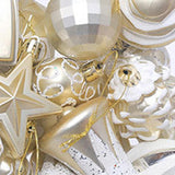 Maxbell 16 Pieces Christmas Balls Holiday Party Miniatures Craft Xmas Small Pendants Champagne