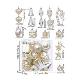 Maxbell 16 Pieces Christmas Balls Holiday Party Miniatures Craft Xmas Small Pendants Champagne
