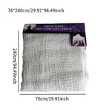 Maxbell Spooky Scary Gauze Decor White Spooky Creepy Gauze for Party Window Festival 76 cm x 240 cm