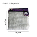 Maxbell Spooky Scary Gauze Decor White Spooky Creepy Gauze for Party Window Festival 2 m x 5 m
