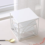 Maxbell 3x Cupcake Stand Perfume Necklaces Desk Dessert Storage Dolls Display Risers White