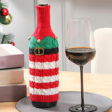 Maxbell Christmas Wine Bottle Cover Jacket Cute Multifunctional Christmas Decoration Style A